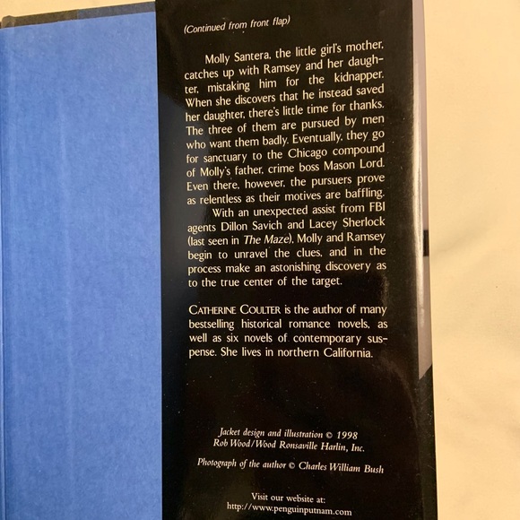 🦩Hardcover book The Target by Catherine Coulter - Picture 3 of 3